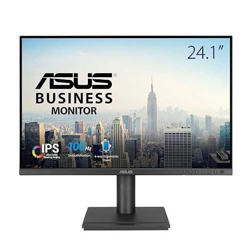ASUS BE248QF 24Inch 1200P Computer Monitor, USB Docking, HDMI, DisplayPort BE248QF