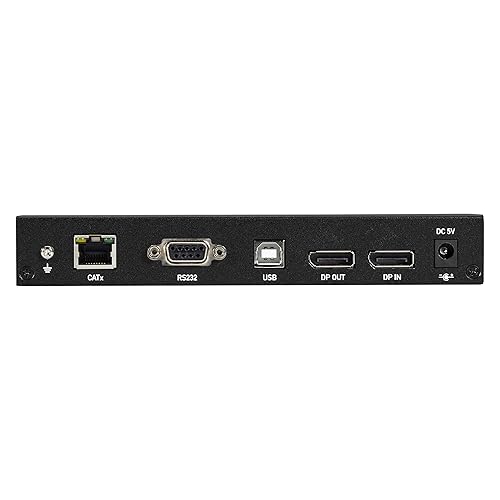 Black Box Network - KVXLCDP-100 - Black Box KVX KVM Extender - 1 Computer(s) - 1 Local User(s) - 328.08 ft Range - 4K - 3840 x 2160 Maximum Video Resolution - 2 x Network (RJ-45) - 5 - DisplayPort - 5