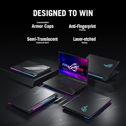 ASUS ROG Strix Scar 18 Gaming, 18” Nebula HDR 16:10 WQXGA 240Hz/3ms, 1100 nits, GeForce RTX 4080, Intel Core i9-14900HX, 32GB DDR5, 1TB PCIe SSD, Wi-Fi 6E, Win 11 Pro, G834JZR-XS96