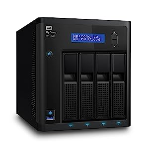 Western digital WD 16TB My Cloud Pro Series PR4100 Network Attached Storage - NAS - WDBNFA0160KBK-NESN 16TB Storage