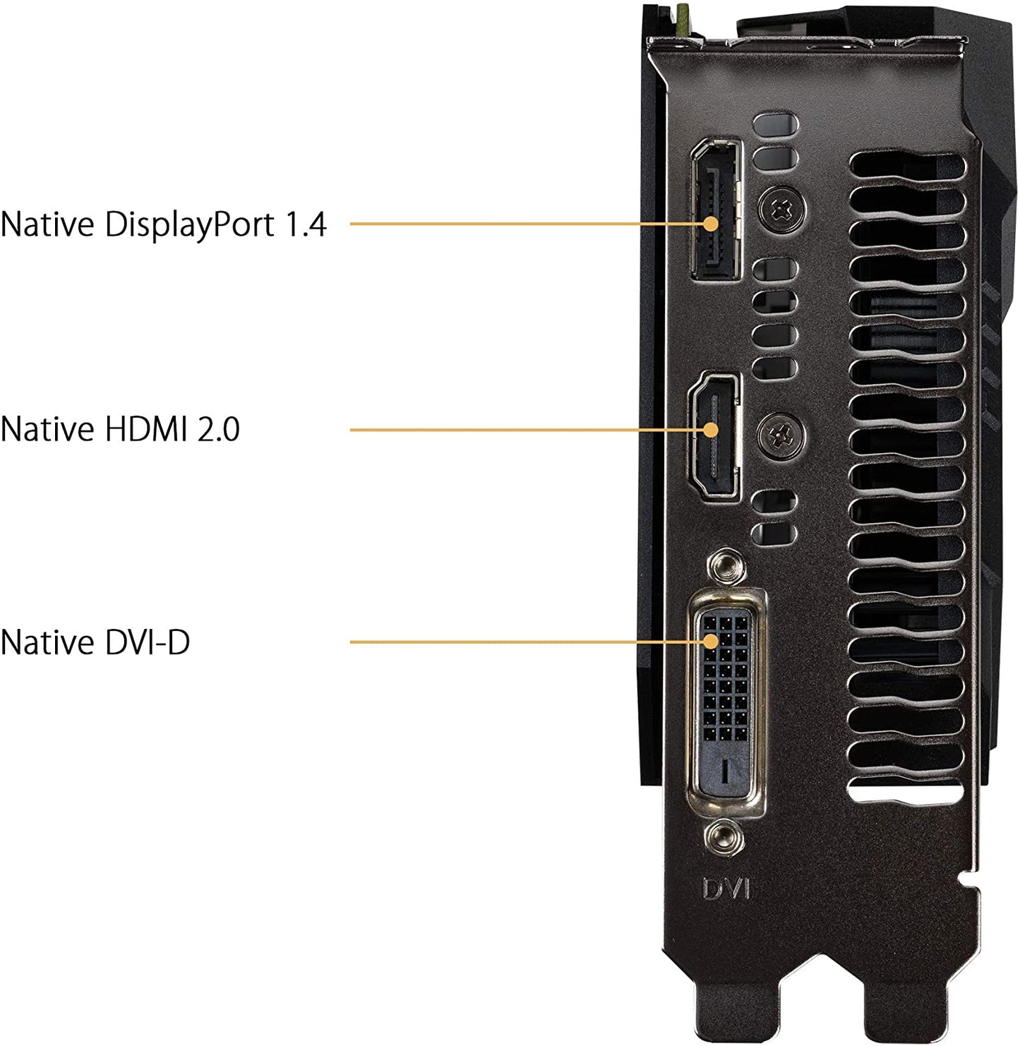 ASUS TUF Gaming NVIDIA GeForce GTX 1650 OC Edition Graphics Card (PCIe 3.0, 4GB GDDR6 Memory, HDMI, DisplayPort, DVI-D, 1x 6-pin Power Connector, IP5X Dust Resistance, Space-Grade Lubricant)