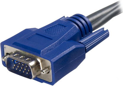 StarTech.com 6 ft Ultra-Thin USB VGA 2-in-1 KVM Cable (SVUSBVGA6) 6 ft / 2m