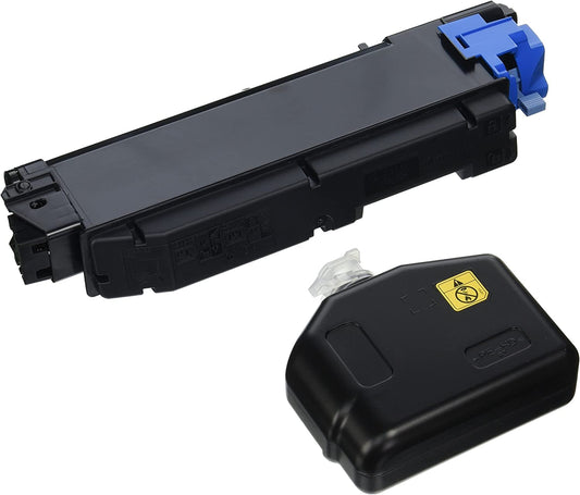 Kyocera 1T02NSCUS0 Model TK-5152C Cyan Toner Kit for Ecosys P6035cdn/M6035cidn/M6535cidn, Genuine Kyocera, Up to 10000 Pages
