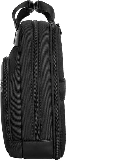Targus Mobile Elite Laptop Bag for 15.6-inch Laptops, TSA Checkpoint-Friendly Design, Messenger Bag for Men /Women, Computer Bag &amp; Laptop Case for Mac/PC/Dell/Lenovo/HP, Black (TBT045US) Business Topload