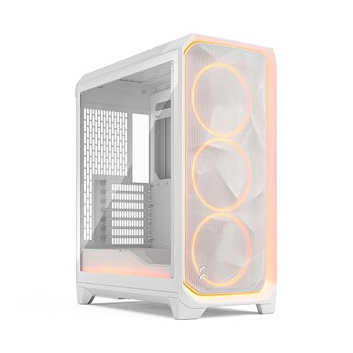 Fractal Design Meshify 3 Ambience Pro RGB White TG Clear Tint - Computer Case