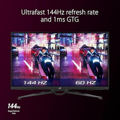 ASUS ROG Swift 38” 4K HDMI 2.1 HDR DSC Gaming Monitor (PG38UQ) - UHD (3840 x 2160), 144Hz, 1ms, Fast IPS, G-SYNC Compatible, Speakers, FreeSync Premium Pro, DisplayPort, DisplayHDR600, 98% DCI-P3 38 4K Fast IPS 144Hz FreeSync Premium Pro Monitor