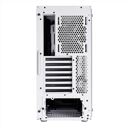 Fractal Design Meshify C - Compact Mid Tower Computer Case - Airflow/Cooling, Modular Interior - Cooling, Tempered Glass Black TG