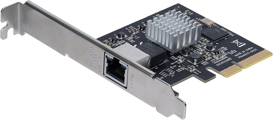 StarTech.com 1 Port PCI Express 10GBase-T/NBASE-T Ethernet Network Card - 5-Speed Network Support: 10G/5G/2.5G/1G/100Mbps - PCIe 2.0 x4 (ST10GSPEXNB) 10 Gigabit Ethernet w/ Nbase-T (10G/5G/2.5G/1G/100Mbps) PCI Express