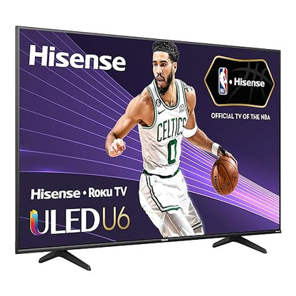 Hisense 65U6KR-65 4K ULED Roku Smart TV with Quantum Dot Technology-2023