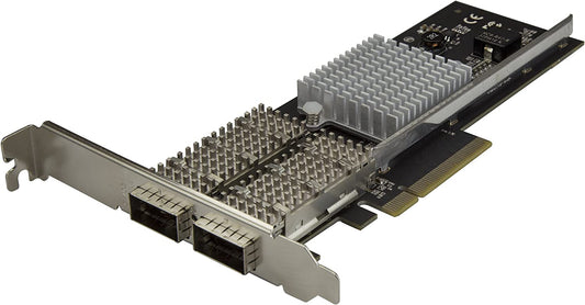 StarTech.com Dual Port 40G QSFP+ Network Card - Intel XL710 Open QSFP+ Converged Adapter - PCIe 40 Gigabit Ethernet Server NIC - 40GbE Fiber Optic LAN Card - Dell PowerEdge HPE ProLiant (PEX40GQSFDPI)