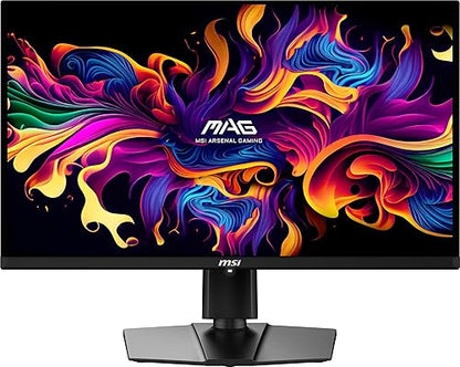 MSI MAG 271QPX QD-OLED E2 27-inch 2K Gaming Monitor, 2560 x 1440 (QHD), 0.03ms Response Time, 240Hz, True Black HDR 400, HDMI, DP Port, Tilt and Height Adjustable