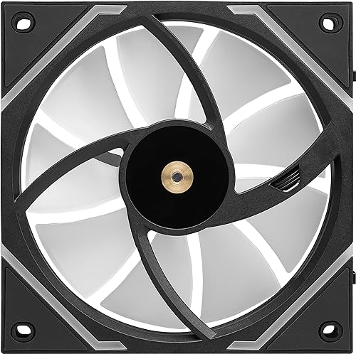 MSI MPG EZ120 ARGB-1B Fan - 120mm ARGB Fan, Fluid Dynamic Bearing with Extra nut Fixing, Mystic Light & Cooling Wizard Support with MSI motherboards, 1900RPM, 2 Years Warranty