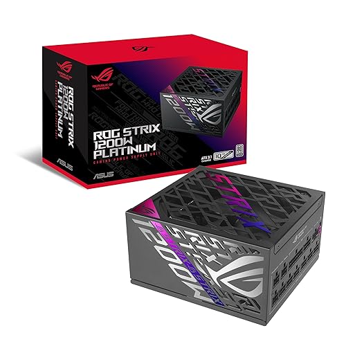 Asus ROG Strix 1200W Power Supply - Internal - 120 V AC, 230 V AC Input - 3.3 V DC, 5 V DC, 12 V DC, -12 V DC, 5 V SB Output - 1200 W - Active PFC - 1 +12V Rails - PCI Express Connector - 1 Fan(s) - 92% Efficiency