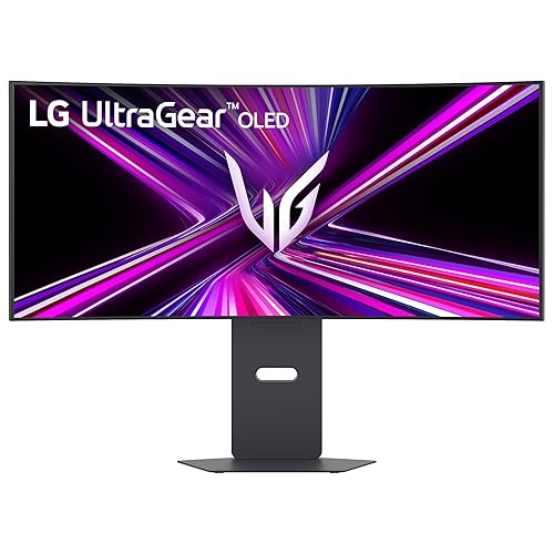 LG Ultragear™ 34GX900A 34" OLED WQHD Curved Gaming Monitor – 240Hz, 0.03ms, USB-C 65W PD, HDMI 2.1, G-SYNC, FreeSync Premium Pro