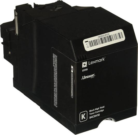 Lexmark High Yield Black Toner Cartridge, 25000 Yield (84C0H10)