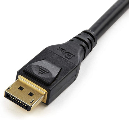 Startech.com 4m VESA Certified DisplayPort 1.4 Cable - 8K60Hz HBR3 HDR - 13ft Super UHD DisplayPort to DisplayPort Monitor Cord - Ultra HD 4K 120Hz DP 1.4 Slim Video Cable M/M DP Connector (DP14MM4M) 12 ft / 4 m