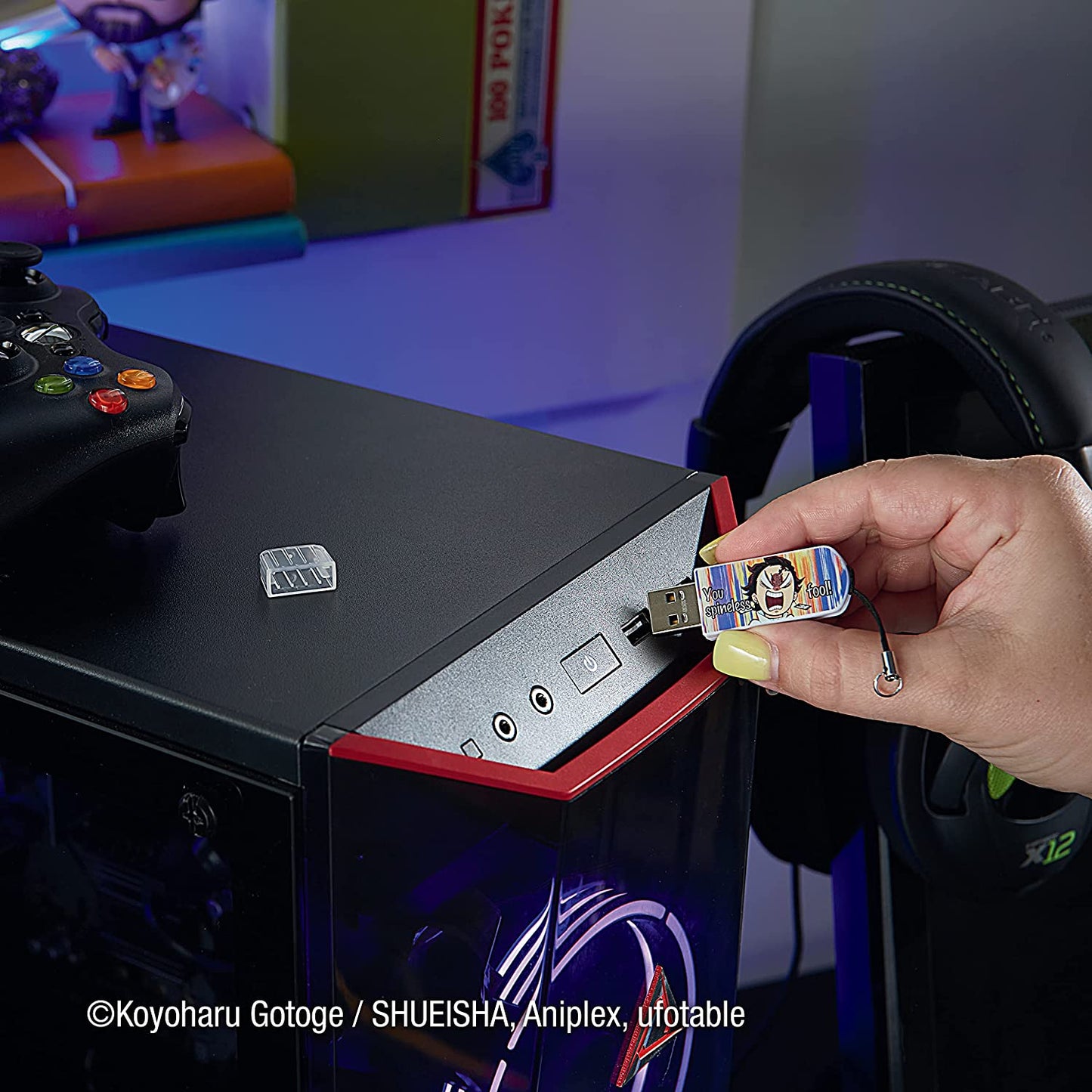 Verbatim Officially Licensed Limited Edition 32GB Demon Slayer: Kimetsu no Yaiba Thumb Drive - Tanjiro Kamado - Anime Design USB 3.0 Flash Drive