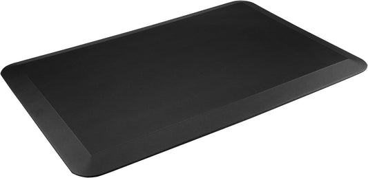 StarTech.com Anti Fatigue Mat - 20" x 30" - Premium Polyurethane - Anti-Slip Bottom - Floor Mat - Standing Desk Mat - Desk Floor Mat (STSMAT), Black Regular