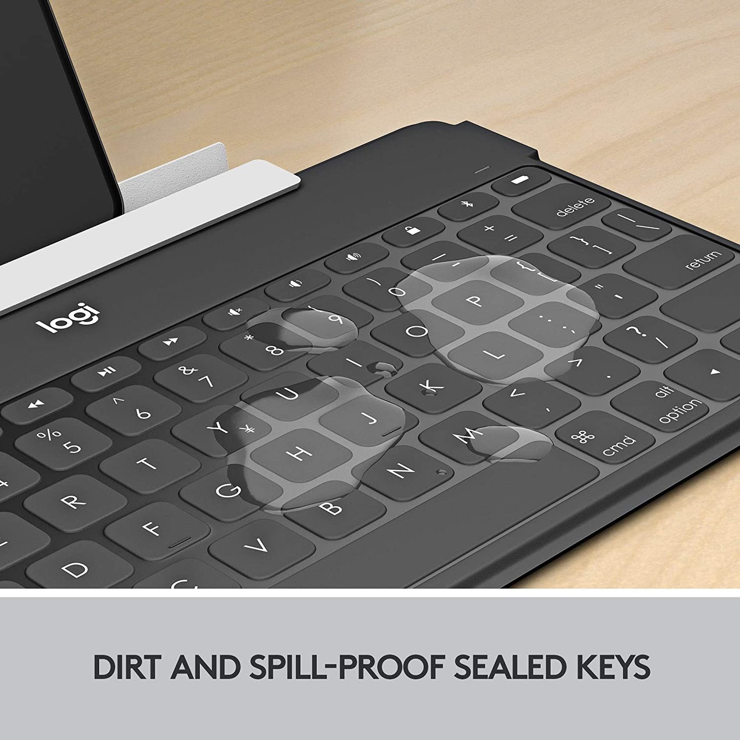 Logitech Keys-to-Go Ultra-Portable, Stand-Alone Keyboard COMPATIBLE DEVICES all iOS devices including iPad, iPhone and Apple TV 920-006701