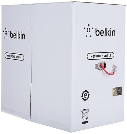 Belkin CAT6 Stranded Bulk Cable * 4PR;24AWG; 1000 RED (A7J704-1000-RED)