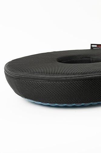 ObusForme Circular Gel Cushion: Tailbone Support, Cooling Gel for Extended Comfort. Lightweight, Versatile, and Easy-to-Clean Cover. Perfect for Home, Office, and Travel