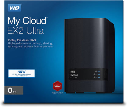 Western digital WD Diskless My Cloud EX2 Ultra Network Attached Storage - NAS - WDBVBZ0000NCH-NESN 0TB
