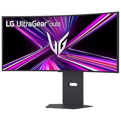 LG Ultragear™ 34GX900A 34" OLED WQHD Curved Gaming Monitor – 240Hz, 0.03ms, USB-C 65W PD, HDMI 2.1, G-SYNC, FreeSync Premium Pro