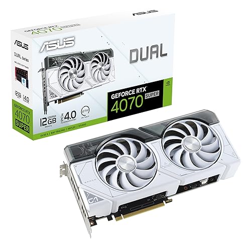 ASUS Dual NVIDIA GeForce RTX 3050 6GB Gaming Graphics Card - PCIe 4.0, 6GB GDDR6 Memory, HDMI 2.1, DisplayPort 1.4a, Native DVI-D, 2-Slot Design, Steel Bracket, IP5X Rating, GPU Tweak III