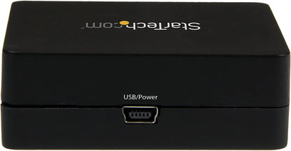 StarTech.com HDMI Audio Extractor - HDMI to 3.5mm Audio Converter - 2.1 Stereo Audio - 1080p (HD2A),Black
