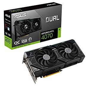 ASUS Dual GeForce® RTX 4070 OC Edition 12GB GDDR6X, IP5X, Auto-Extreme Technology, 144-Hour Validation Program, HDMI 2.1a, DP 1.4a