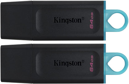 Kingston DataTraveler Exodia 64GB USB 3.2 Flash Drive - 2 Pack DTX/64GB-2P
