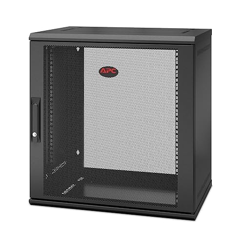 APC/Schneider Electric - AR112SH4 - Netshelter Wx 12u Single Hinged Wall-Mount Enclosure 400mm Deep