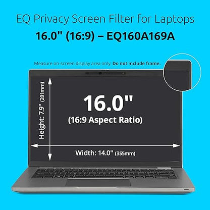 Kensington EQ Privacy Screens Filter 16 inch 16:9
