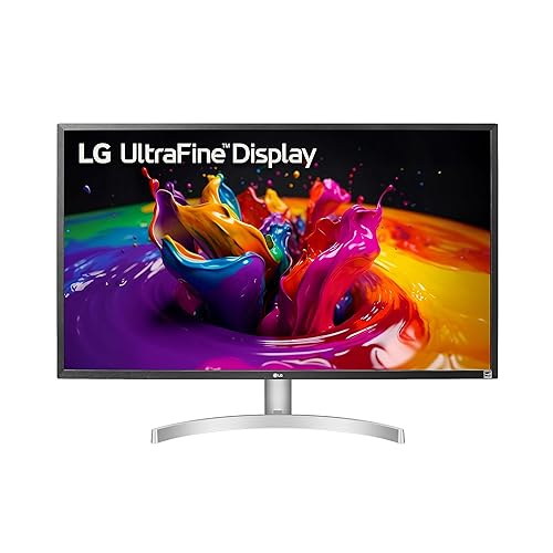 LG UltraFine 32-Inch Computer Monitor 32UL500-W, VA with HDR 10 Compatibility and AMD FreeSync, White