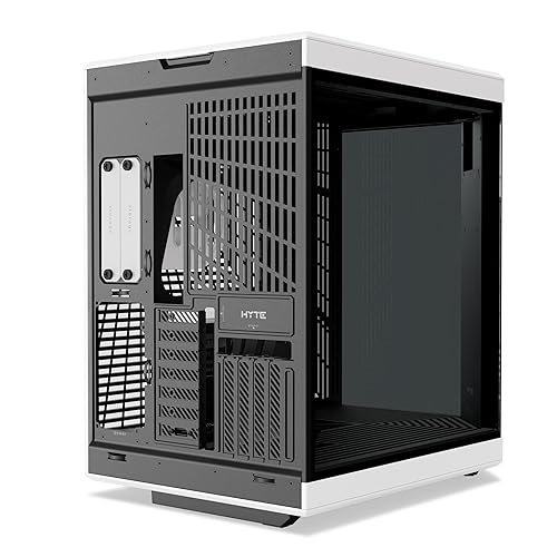 HYTE Y70 Touch Infinite Dual Chamber ATX Mid Tower Modern Aesthetic Case with Integrated 2.5K LCD Touchscreen - Panda