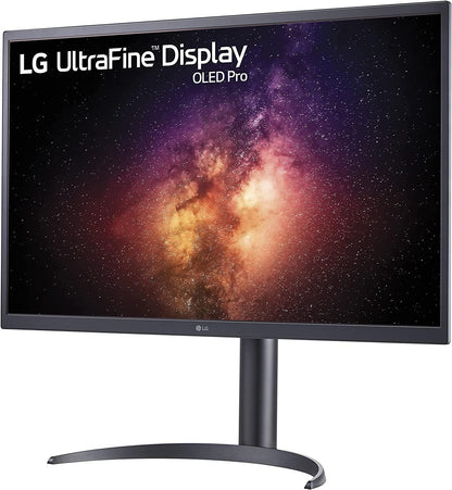LG 32EP950-B 32” Ultrafine UHD (3840 x 2160) OLED Pro Display with Adobe RBG 99% / DCI-P3 99%, VESA Display HDR 400 True Black, 1M:1 Contrast Ratio and Tilt/Height/Pivot Adjustable Stand - Black 32 inch HW Calibration