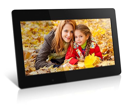 Aluratek (ADMPF118F) 18.5 Inch Digital Photo Frame - Black 18.5" Built-In memory