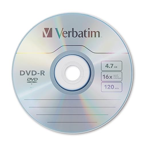 Verbatim AZO DVD-R 4.7GB 16X With Branded Surface - 10pk Slim Case - 2 Hour Maximum Recording Time