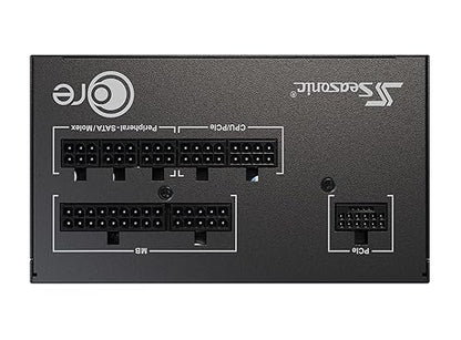 SEASONIC CORE V2 GX-650 (ATX3) - 650W - 80+ Gold - ATX 3.1 & PCIe 5.1 Ready - Full-Modular - ATX Form Factor - Premium Capacitor - 7 Year Warranty - Nvidia RTX 30/40 Super & AMD GPU Compatible 650W ATX 3 Gold