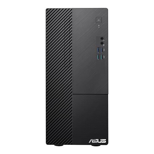 ASUS S500MD Desktop PC, Intel® Core™ i5-12400, 12GB DDR4 RAM, 512GB PCIe SSD, Wi-Fi 6, Windows 11 Home, Black, S500MD-D512