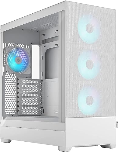 Fractal Design Pop XL Air RGB White Tempered Glass Clear Tint E-ATX Computer Case - (FD-C-POR1X-01)
