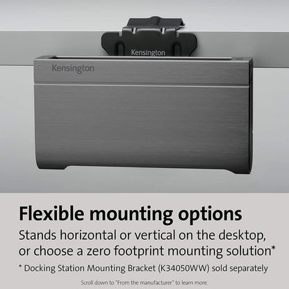 Kensington SD5600T 14-in-1 USB-C and Thunderbolt 3 Dock - Compatible with Mac and Windows, 96W Laptop Charging, 2X HDMI 2.0 and DisplayPort, 7X USB Ports, Ethernet, Audio, SD/MicroSD (K34009US)