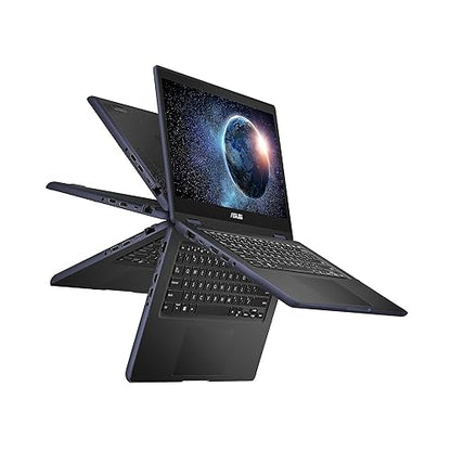 ASUS BR1402 BR1402FGA-P31T-CA Ruggedized 2 in 1 Touchscreen Laptop, 14" Full HD Display, Intel Core i3-N305, 8GB DDR5 RAM, 256GB PCIE G3 SSD + TPM, Wifi 6, Windows 11 Pro, Grey
