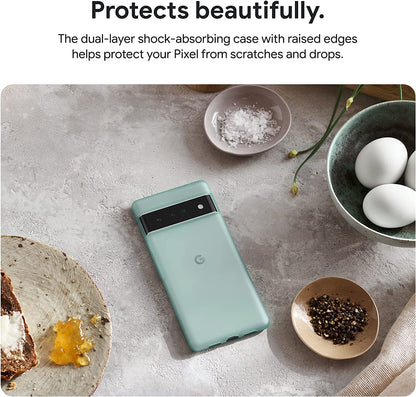Google Pixel 6 Pro Case - Phone Case with Dual-Layer Shock-Absorbing Protection - Soft Sage Soft Sage Case