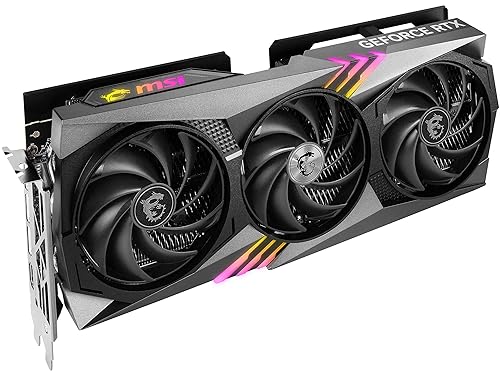 MSI Gaming GeForce RTX 4070 12GB GDRR6X 192-Bit HDMI/DP Nvlink TORX Fan 4.0 Ada Lovelace Architecture Graphics Card (RTX 4070 Gaming X Trio 12G)