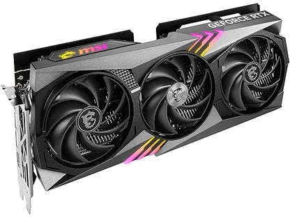 MSI Gaming GeForce RTX 4070 12GB GDRR6X 192-Bit HDMI/DP Nvlink TORX Fan 4.0 Ada Lovelace Architecture Graphics Card (RTX 4070 Gaming X Trio 12G)
