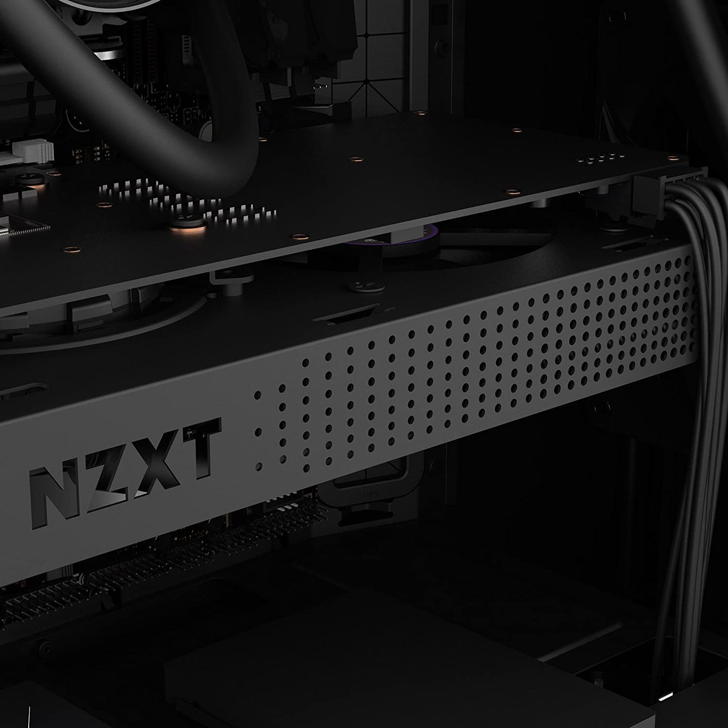 NZXT Kraken G12 - GPU Mounting Kit for Kraken X Series AIO - Enhanced GPU Cooling - AMD and NVIDIA GPU Compatibility - Active Cooling for VRM, Black