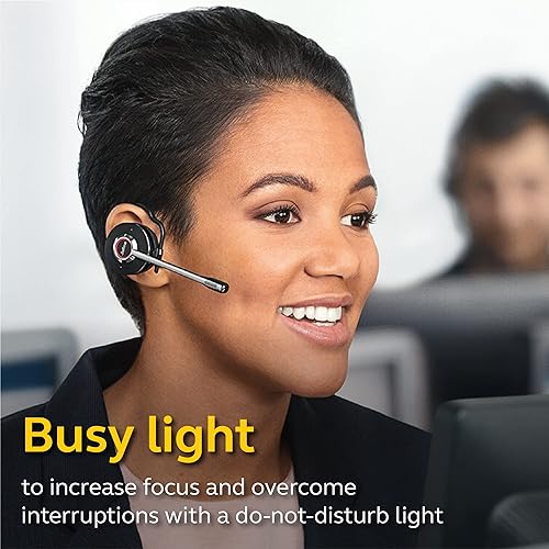 Jabra Engage 75 Wireless Headset, Convertible – Telephone Headset with Industry-Leading Wireless Performance, Advanced Noise-Cancelling Microphone, Call Center Headset with All Day Battery Life Engage 75 Convertible