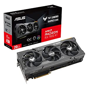 ASUS TUF Gaming Radeon™ RX 7900 XT OC Edition 20GB GDDR6 Graphics Card (PCIe 4.0, 20GB GDDR6, HDMI 2.1a, DisplayPort 2.1)