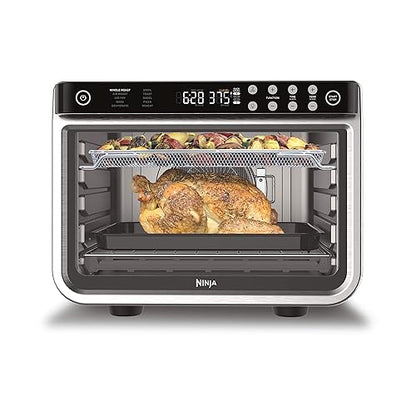 Ninja DT201C, Foodi 10-in-1 XL Pro Air Fry Oven, Stainless steel, 1800W (Canadian version) XL Air Fry Oven
